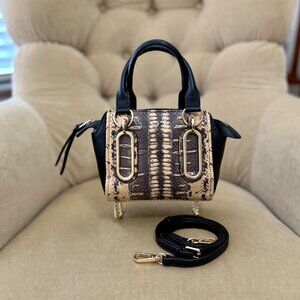 Auth CHLOE Iconic SEE By CHLOE Mini PAIGE Speedy Satchel Crossbody Bag